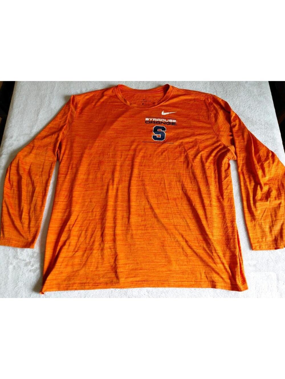 Syracuse Orange Nike Long Sleeve Shirt Mens 4XL